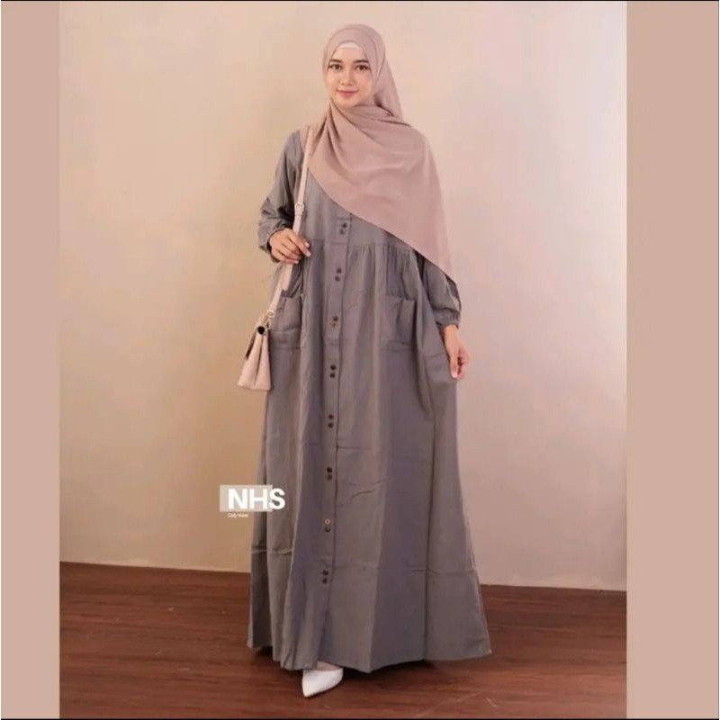 Ghamis Bju Gamis Ibuibu Pengajian Dris Ukuran S M L Lx Xxl Xxxl Jumbo Juba Pakean Dres Simpel Elegan