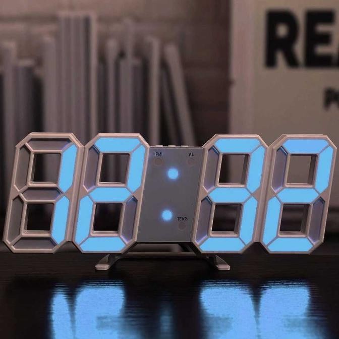 

Jam Meja LED Digital Clock Modern Style Minimalist B77S