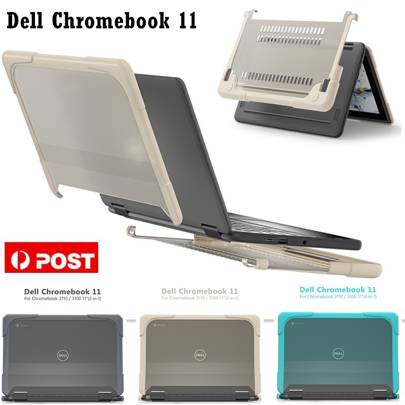 Casing PC Keras untuk Dell Chromebook 11 3110 3100 2in1 Laptop 11.6 Inci Cangkang Penutup Tahan Bent
