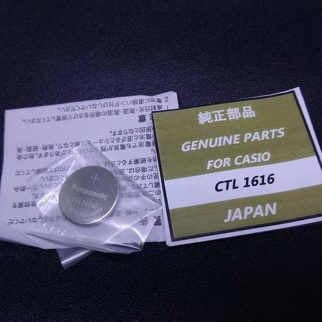 Baterai G-Shock Protrek Panasonic Capacitor Ctl1616 Original