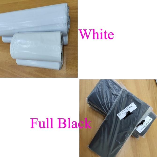 

Promo Polymailer Putih 50x60 Amplop Plastik Olshop 100 lbr Hitam Glossy mura COD