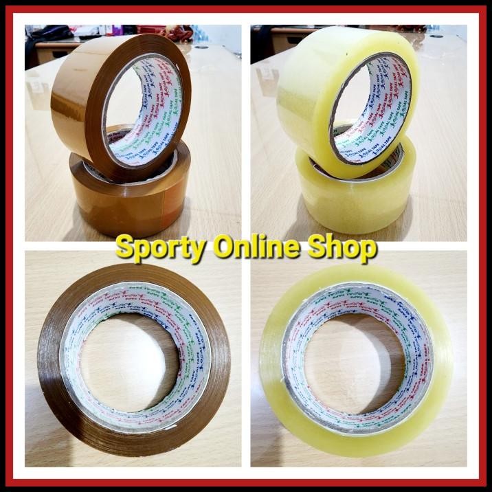 

TERBARU LAKBAN COKLAT BENING 450MM 90 YARD MERK GOAL TAPE