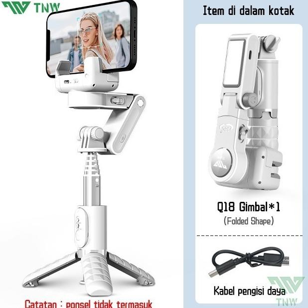 TERMURAH - TNW-Q18 Gimbal Stabilizer Handphone Gimbal Hp Stabilizer Tongsis Hp