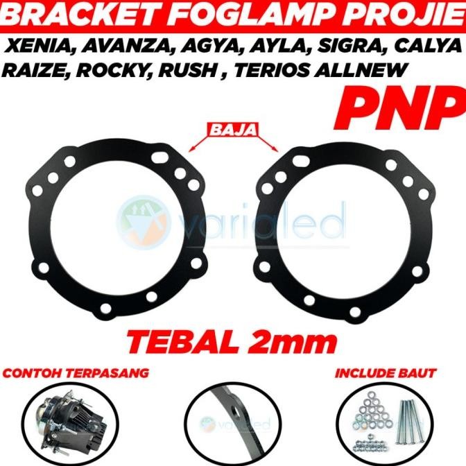 Part Bracket Foglamp Projie Biled Pnp Besi Cnc Brecket Avanza Breket