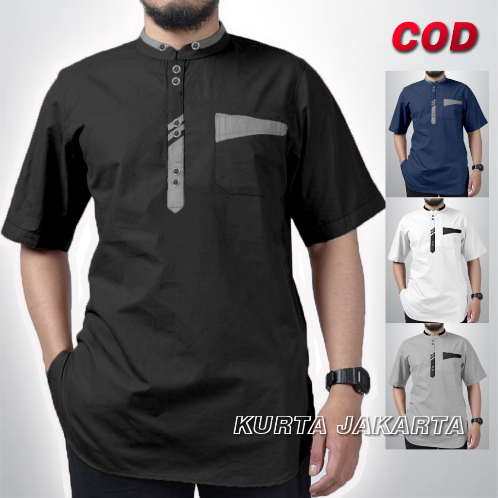 Kokoh Baju Idul Fitri Dewasa Koko Cwok Keren Lebaran 2024 Coco Bju Lakilaki Koko Bapak-Bapak Bsju Mu