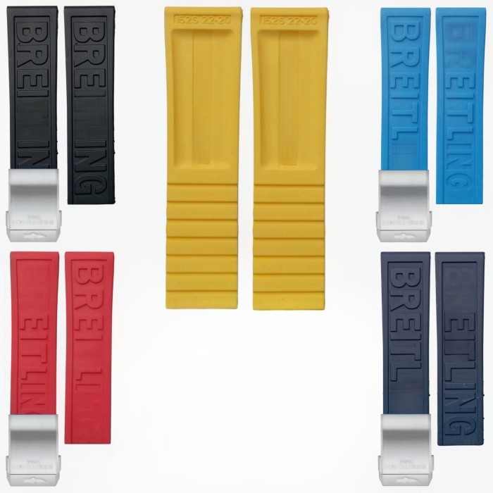 Promo Tali Jam Tangan 22 Mm Cts Replacement Strap Rubber Breitling 8126.22