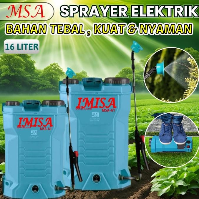 SPRAYER ELEKTRIK MSA-16 LITER Alat Semprot Tanaman Pertanian