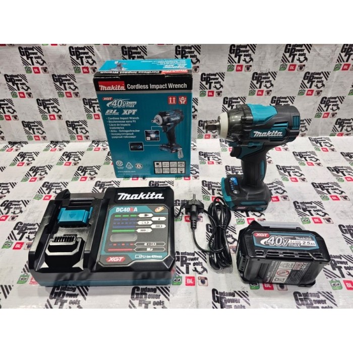 yang dicari] Mesin Cordless Impact Wrench Makita 40V TW004 GZ