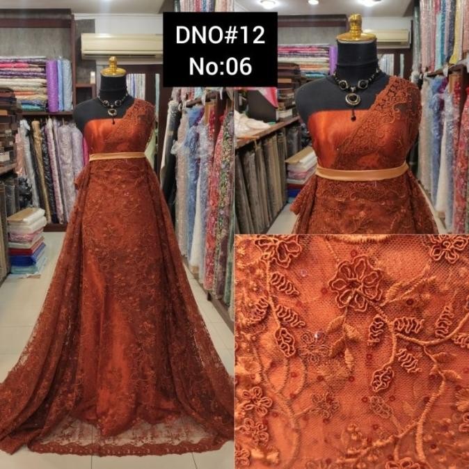 #@#@#@#@] kain Tile Brokat Bunga Akar Salur DNO#12 No:06