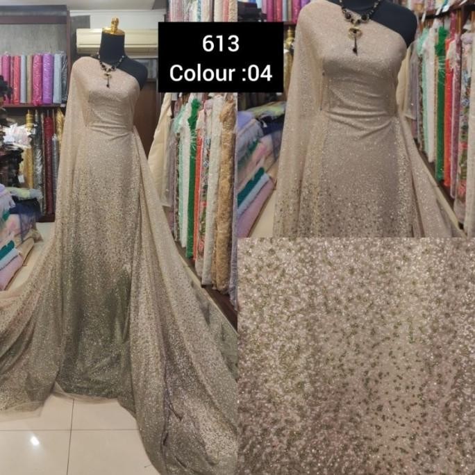 Termantab] Kain Tile Sugar Candy Gradasi Ombre Nude - Army Olive