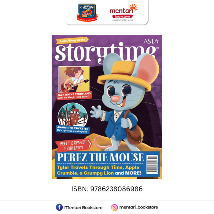 

HOT SALE! ASTA Perez The Mouse Storytime Series Buku Cerita Inggris