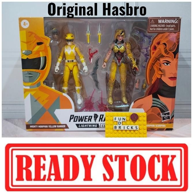 Hasbro Power Rangers Mighty Morphin Yellow Ranger & Scorpina