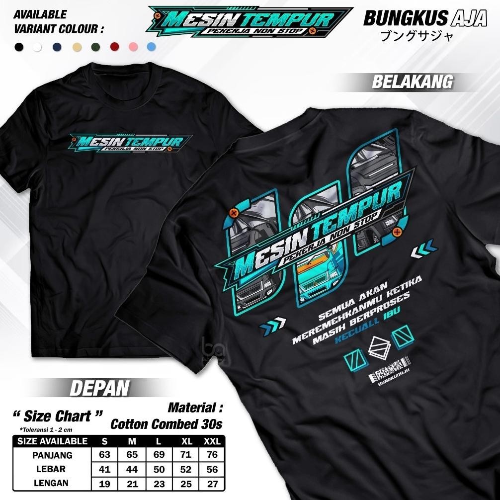 Vission Official Kaos Mesin Tempur Pekerja Non Stop Semua Akan Meremehkanmu Kecuali Ibu Baju Kata Ka