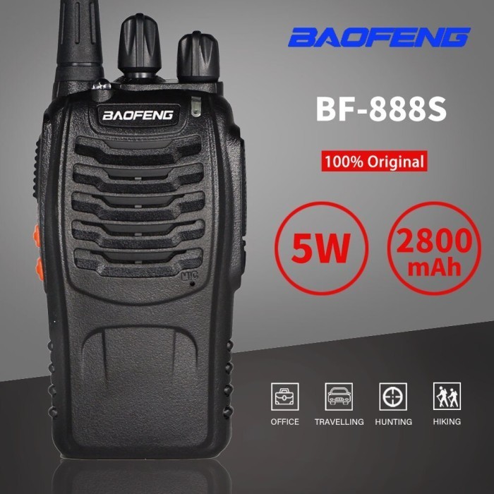 [PAKET 4] HT BAOFENG BF-888s RESMI Radio HT Handy Talky Walkie Talkie