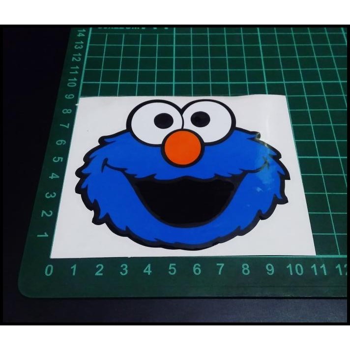 

TERMURAH CUTTING STICKER ELMO BIRU 11X9CM