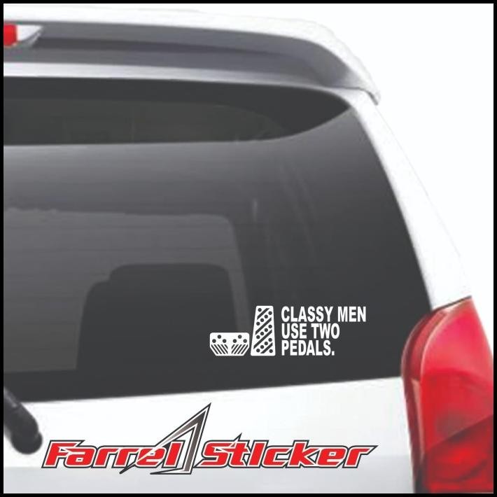 

TERBARU STIKER CLASSY MEN STICKER TWO PEDAL !