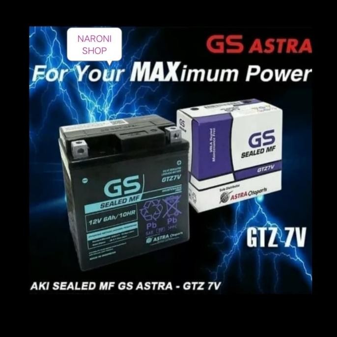 Ori - Aki Motor Gtz7V Gs Astra Nmax Vespa Sprint Aerox Lexi