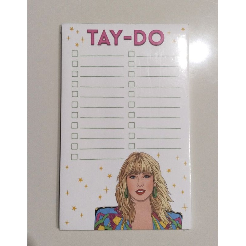

Tay-Do List Notepad 50 Sheets Taylor Swift