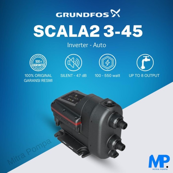 NEW pompa air booster grundfos scala2 scala 2
