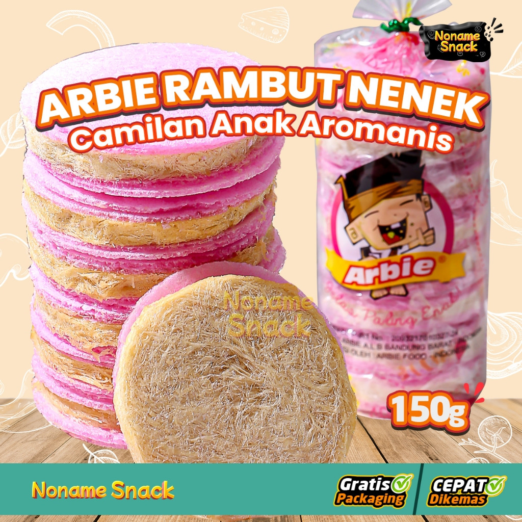 

NoName Snack - Rambut Nenek Arbie Aromanis Harum Manis Grosir 170Gr