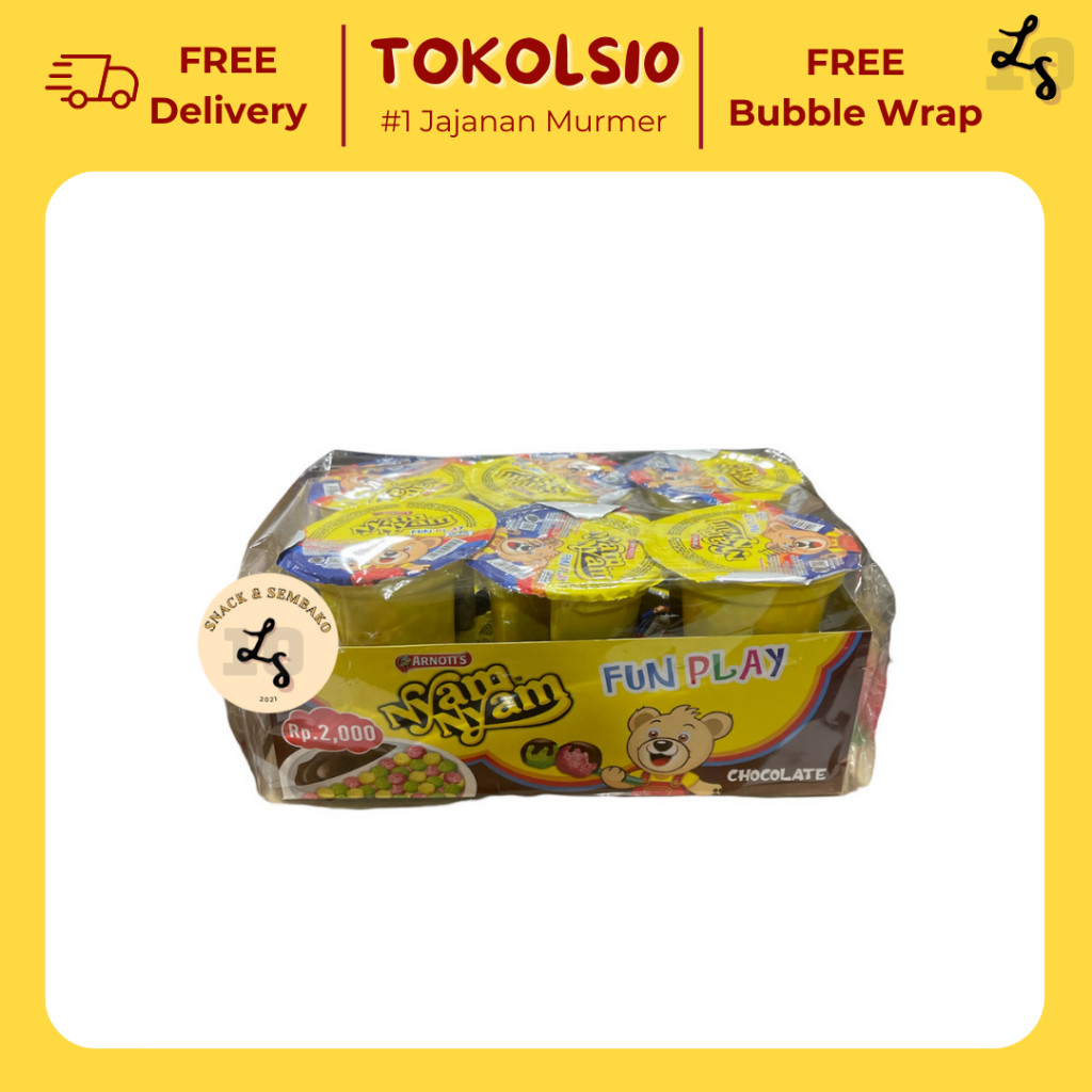 

Nyam-nyam Fun Play Bubble Puff Chocolate 12pcsx11gr