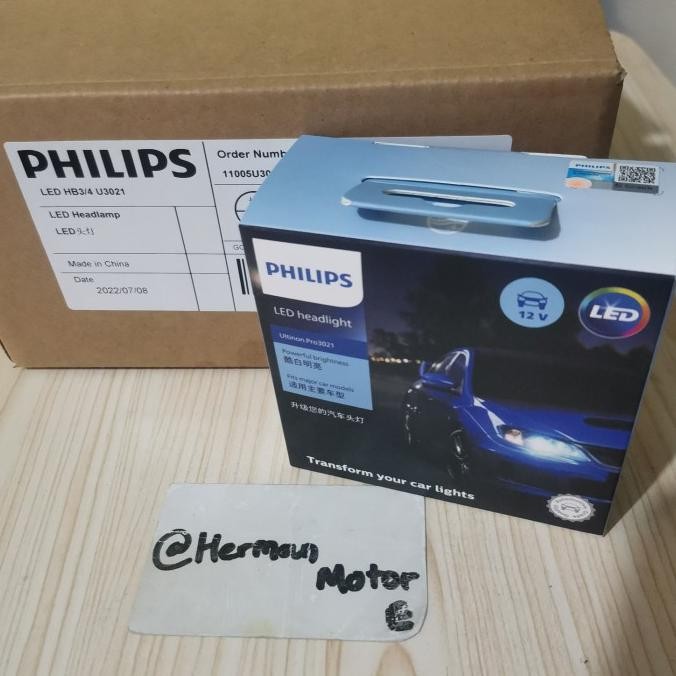 BESS SELLER BOHLAM HI BEAM CRV BRV HRV PHILIPS ULTINON LED HL HB3 HB4 ORIGINAL