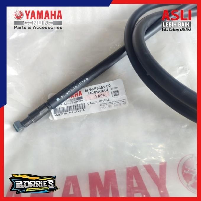 Bess Seller Kabel Tali Rem Belakang Nouvo Lele Asli Original Yamaha 5Lw-F6351-00
