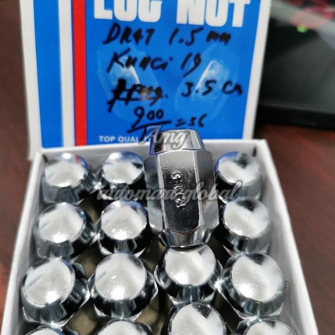 MUR BAUT RODA APV ERTIGA SWIFT ESCUDO VITARA CARRY 1.25 KUNCI 19 3.5CM ORIGINAL