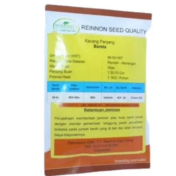 

Kacang Panjang Bareta 50 Grm Produk Original Pabrik