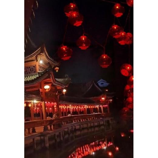 olp Lampu LED string hiasan lampu imlek/ornamen imlek/lampion imlek/lentera imlek