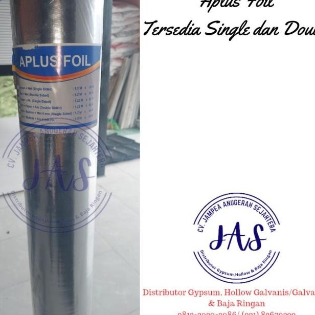 Aplu Alunium Foil Atap Ingle Ide Wovenmet Alumunium Foil Atap