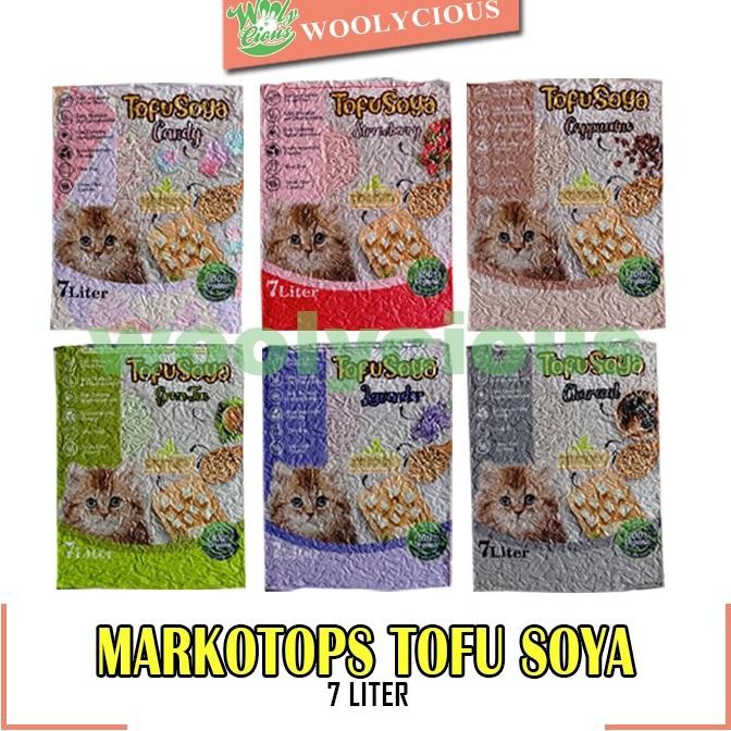 

MARKOTOPS SOYA CLUMP 7 LITER - CAT LITTER TOFU PASIR KUCING TOFU ORIGINAL