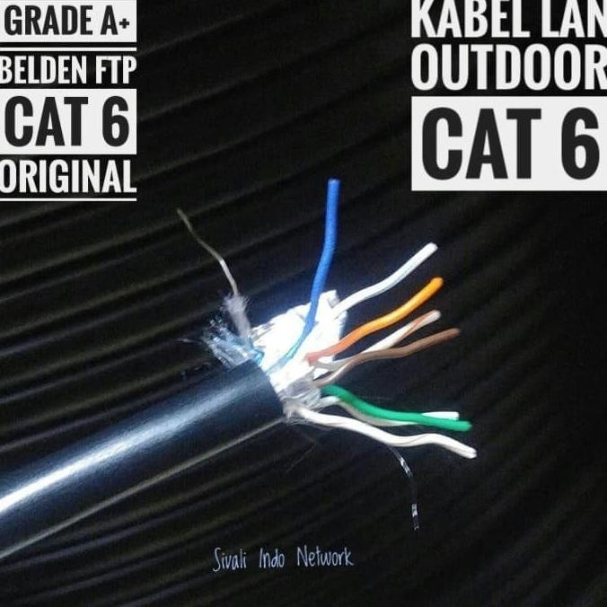 

BELDEN CAT 6 STP OUTDOOR 50106F PANJANG 25 METER [SIAP PAKAI] ORIGINAL