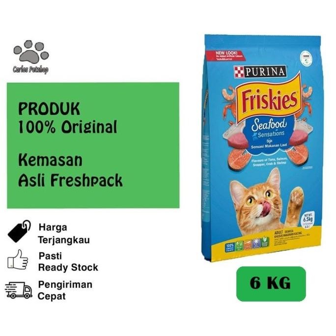 

PURINA FRISKIES ADULT CAT SEAFOOD SENSATIONS 7KG - PRICE ORIGINAL