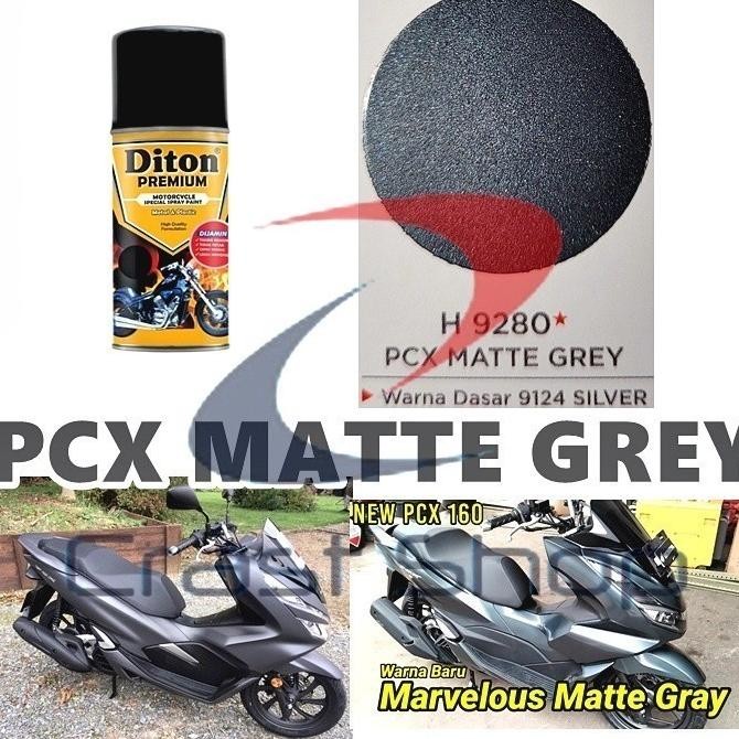 

CAT PILOX DITON PREMIUM HONDA PCX MATTE GREY 9280 WARNA ABU DOFF DOP ORIGINAL