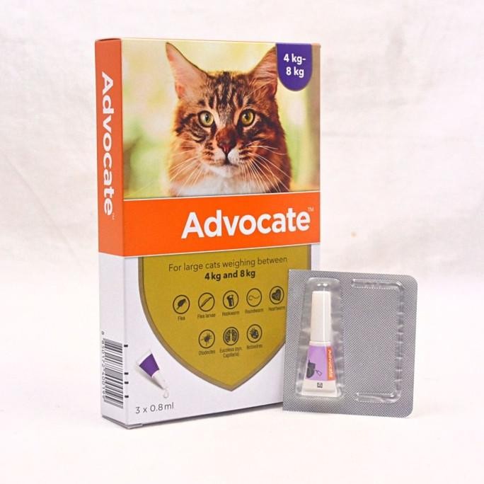 

BAYER KUTU KUCING ADVOCATE FOR LARGE CAT 4-8KG (1PCS) ORIGINAL