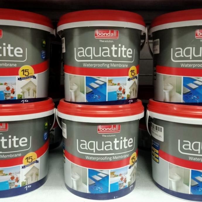 

BONDALL AQUATITE CAT PELAPIS ANTI BOCOR 1KG WATERPROOFING ORIGINAL