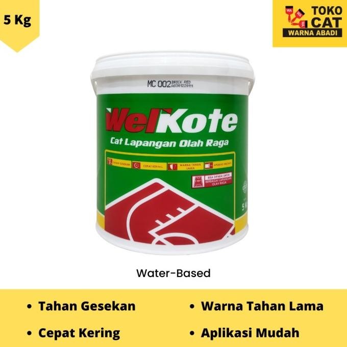 

WELKOTE CAT LAPANGAN OLAHRAGA 5 KG ORIGINAL