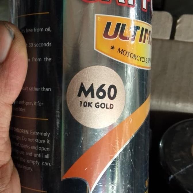 

CAT SAPPORO ULTIMATE M60 10K GOLD 400ML CAT SEMPROT AEROSOL SPRAY M60 ORIGINAL