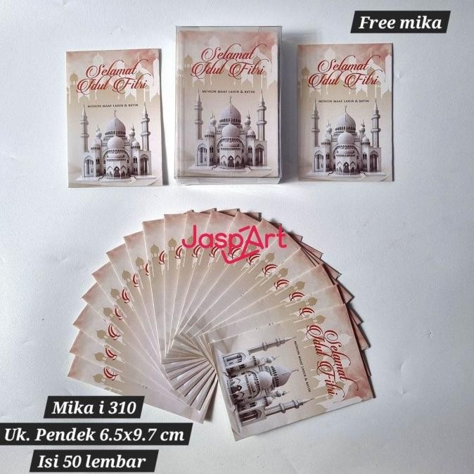 

><><><] AMPLOP LEBARAN HARI RAYA IDUL FITRI MIKA ISI 50 LEMBAR - KD310