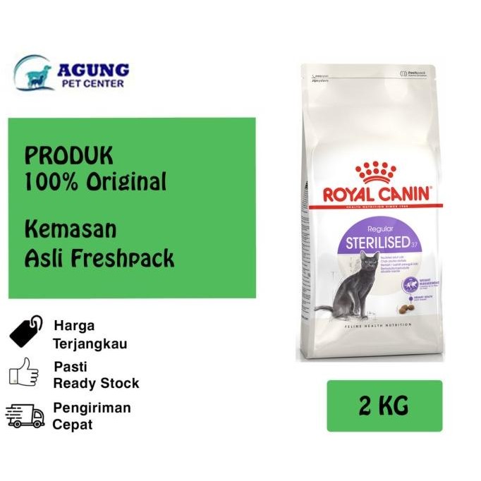 

ROYAL CANIN STERILISED CAT 2 KG ORIGINAL
