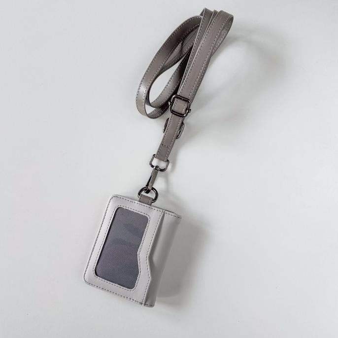 

TERMURAH - ARUNA ID Card Holder w Bifold Wallet & Lanyard (Name Tag Kartu Dompet)