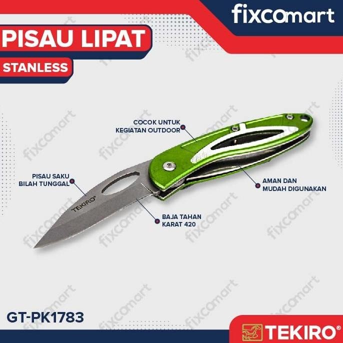 

Berkualitas TEKIRO PISAU LIPAT STANLESS