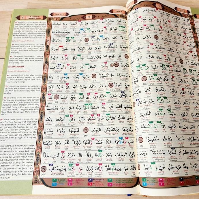 Alquran Lansia Jumbo A3 Latin Terjemah Perkata. Alquran The Big An Nur