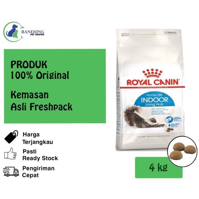 

ROYAL CANIN INDOOR CAT LONG HAIR 4KG - PRICE ORIGINAL