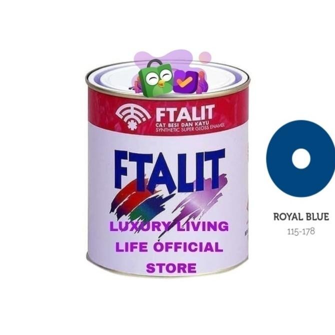 

CAT MINYAK FTALIT 178 ROYAL BLUE 1KG CAT KAYU BESI SOLVENT KILAP ORIGINAL