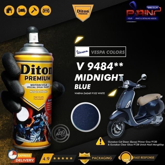 

CAT SEMPROT DITON PREMIUM VESPA - V.PASTEL 9484** MIDNIGHT BLUE ORIGINAL