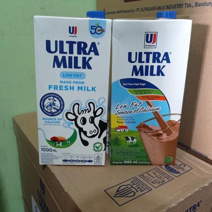 

Terlaris Ultra Milk Uht Low Fat Hi-Calcium 1000 Ml - Karton Ready Stok