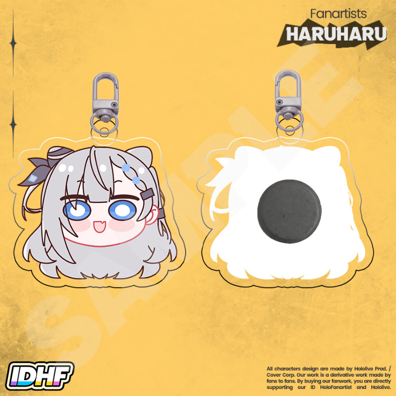 Ganci Magnet Kulkas Vestia Zeta - HoloID - Haruharu