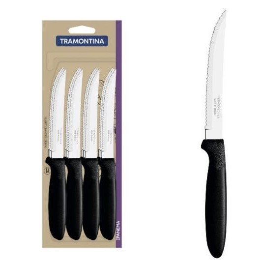 

Berkualitas Pisau Steak Stainless Gagang Nylon Hitam Tramontina Ipanema